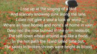 quot1916 Seen From 1921quot by Edmund Blunden [upl. by Morly88]