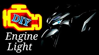 FREE DIY Engine Light Motorbike Scooter Problem Solved How to Fix Engine Warning Light [upl. by Nirtiac]