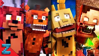 quotThe Foxy Songquot Full Series  Minecraft FNAF Animation Music Video [upl. by Estrella318]