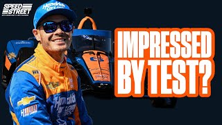 Kyle Larsons First IndyCar Laps and Hybrid Power on Ovals  Speed Street [upl. by Ahsim]