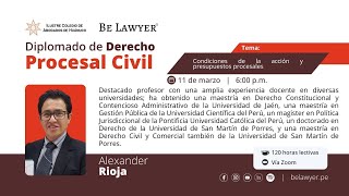 5 Condiciones de la acción y presupuestos procesales  Be Lawyer [upl. by Gherardi824]