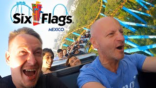 😱 PAPÁ RUSO VIVE LOCURA en SIX FLAGS MÉXICO por PRIMERA VEZ [upl. by Delanty456]