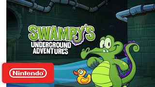 Wheres My Water Swampys Underground Adventures  Gamerip Trailer  Nintendo Switch [upl. by Ahsar589]