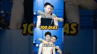 100 Días Natural Vs Esteroides🏋️‍♀️🔥 gymtips motivacion consejogym gimnasio consejosgym [upl. by Tifanie]