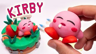 Cómo hacer a KIRBY en CLAY  Aprende a hacer a KIRBY con plastilina  Sculpting Tutorial [upl. by Oringa]