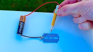 How To Make Simple Pencil Welding Machine At Home With Blade  Practical Invention [upl. by Aretta516]