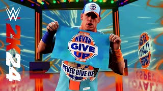 WWE 2K24 John Cena Official Full Entrance [upl. by Enileuqaj]