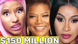 Top 10 Richest Female Rappers in The World 2024 [upl. by Ecnarrat701]