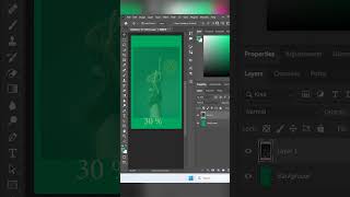 Photoshop Opacity Trick photoshop graphicdesign [upl. by Leibrag]