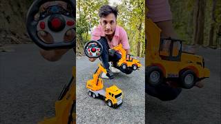 Rc Remote Control two ￼￼Excavator ￼Crane amp Jcb unboxing 🔥 [upl. by Mackay969]