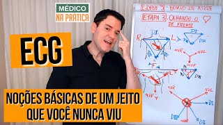 ECG  NOÇÕES BÁSICAS DE UM JEITO QUE VOCÊ NUNCA VIU [upl. by Benn]