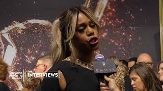 Emmy nominee Laverne Cox on what she likes about quotOrange Is the New Blackquot2017 Creative Arts Emmys [upl. by Lesig]