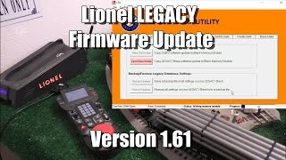 Lionel Legacy v161160 Update Tutorial [upl. by Lorrie896]