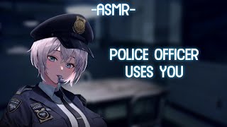 ASMR ROLEPLAY police officer uses you binauralF4A [upl. by Neri848]