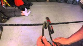 How to tie a round turn with 2 half hitches [upl. by Gusella]