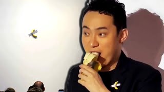 Crypto Entrepreneur Eats Banana After Buying It for 62M [upl. by Eva777]