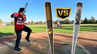 2024 Victus Vandal LEV3 vs DeMarini Voodoo One  BBCOR Baseball Bat Review [upl. by Nemaj]