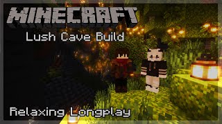 Join us and Relax 🌸Cozy Lush Cave build Longplay [upl. by Hseham]