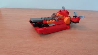 LEGO CREATOR 3 IN 1 LEGO 31003 red rotors twinrotor hovercraft 23 [upl. by Gawain]