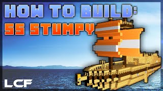 How to build the SS Stumpy  Minecraft tutorial 13 [upl. by Meela]