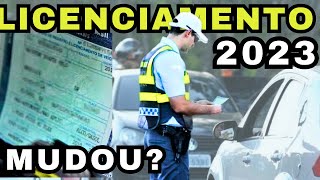 LICENCIAMENTO 2023 ATENÇÃO NOVA REGRA MUDANÇA NO CÓDIGO DE TRÂNSITO O QUE MUDOU [upl. by Opportina523]