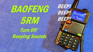 Baofeng 5RM Turn Off Button Beeping Sounds baofeng baofeng5rm [upl. by Rior417]