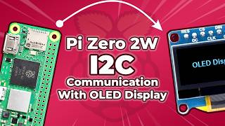 Raspberry Pi Zero 2W interfacing with OLED Display  Easy Setup [upl. by Sivatnod510]