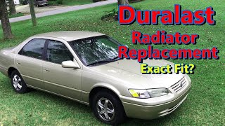 Toyota Camry Radiator Replacement 19972001 Duralast Exact Fit [upl. by Aner]