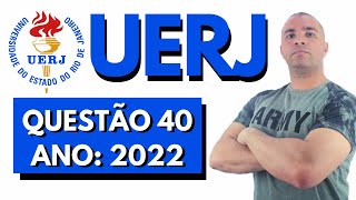 UERJ 2022Q40 Nas reações químicas de decomposição uma substância composta se decompõe em duas ou [upl. by Consuelo]