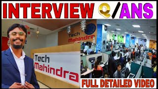 Tech Mahindra Interview Questions amp Answers 2024 BPO Jobs in Noida [upl. by Harsho]