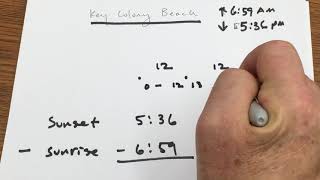 Calculating Daylight  the math way1 [upl. by Pieter]