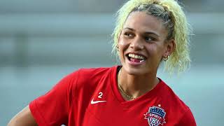 Trinity Rodman Rising Star in American Soccer [upl. by Annahtur]