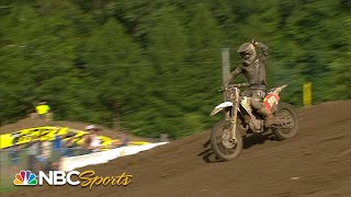 Pro Motocross Round No 2 Loretta Lynns Ranch  EXTENDED HIGHLIGHTS  82220  Motorsports on NBC [upl. by Mharg]