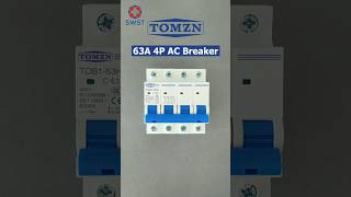 TOMZN 4P AC Breaker  ThreePhase Protection Ka Reliable Solution 🏠🏭 Overload amp Short Circuit [upl. by Lilllie]