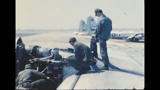 622nd Air Refueling Squadron Performing Maintenance On KB50 Superfortress 1959  Pratt amp Whitney [upl. by Adilen]