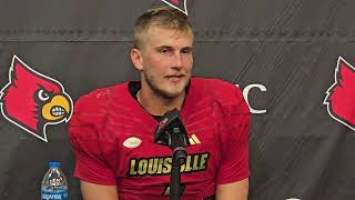 QB Tyler Shough following Louisville’s loss to SMU [upl. by Kauffman]