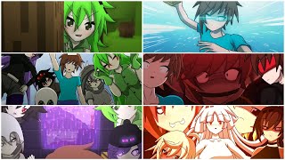 Minecraft Anime Moments Compilation 1 [upl. by Esyli288]