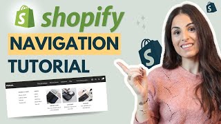 Shopify Navigation Tutorial  Mega MenusMulti Level MenusDropdown MenusHeader Menu and more [upl. by Inajna]