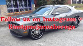 2012 Dodge Challenger on 22quot Borghini B24 wheels  Rimtyme Jonesboro [upl. by Enyrehtak]