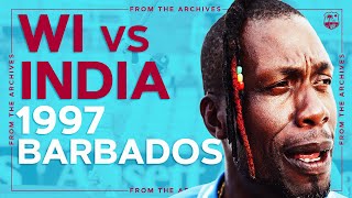 West Indies v India 1997  Kensington Oval Barbados  India Need 120 To Win  Classic Test Feature [upl. by Aivun]