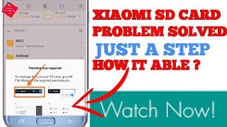 SD Card ReadWrite Permission FixWithout Root MIUI 9  MIUI 87  Delete file by Heavy Techampinfo [upl. by Akenaj]
