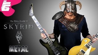 Skyrim quotDragonbornquot  Main Theme EPIC Metal Version  iEddy Gaming [upl. by Bernardi]