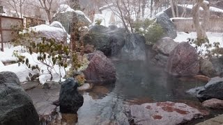 法師温泉 長寿館 玉城乃湯 内湯＆露天風呂（宿泊者専用） 群馬県みなかみ町 [upl. by Wagshul]