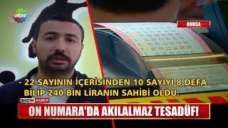 On Numarada akılalmaz tesadüf [upl. by Airtal]