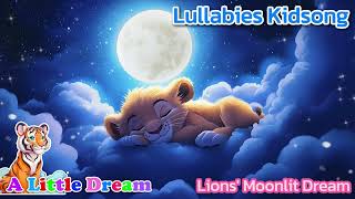 Lions Moonlit Dream  Preschool Animal Kids Song Dance Party Song [upl. by Ilowell]