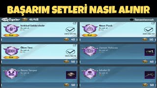 Başarım Görevlerindeki Öğeler amp Setler Nasıl Alınır  PUBG Mobile Şans Sandığı Drobu Nasıl Açılır [upl. by Hagan685]