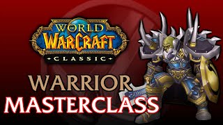 Classic WoW Warrior MasterClass  Leveling PvE PvP Talents Gear Theorycraft Rotations amp More [upl. by Nueoht]