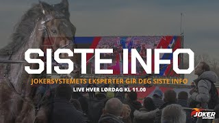 SISTE INFO  Oppsnakk mot Bjerke Travbane [upl. by Atazroglam]