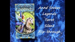 Anne Stokes Legends Tarot  Silent Flipthrough [upl. by Ennayk]