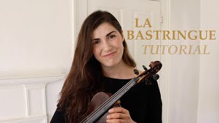 How to play LA BASTRINGUE ✨ FrenchCanadian reel ✨ Fiddle lesson [upl. by Dahlstrom629]